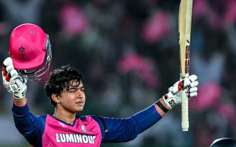14-year-old Vaibhav Suryavanshi sets world record by scoring century in 35 balls in IPL