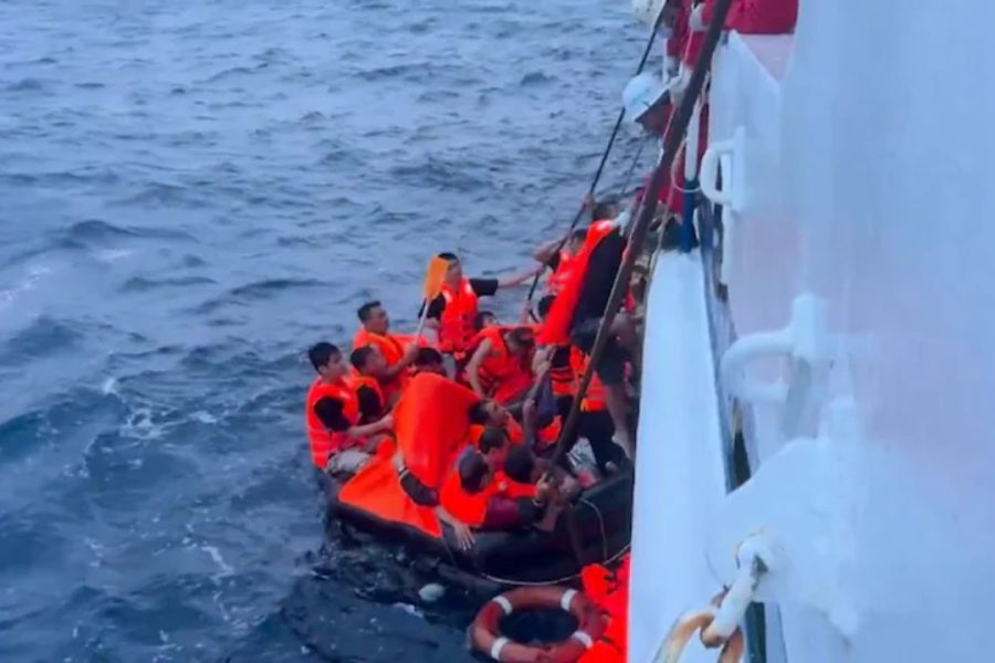 Cargo Ship Sinks