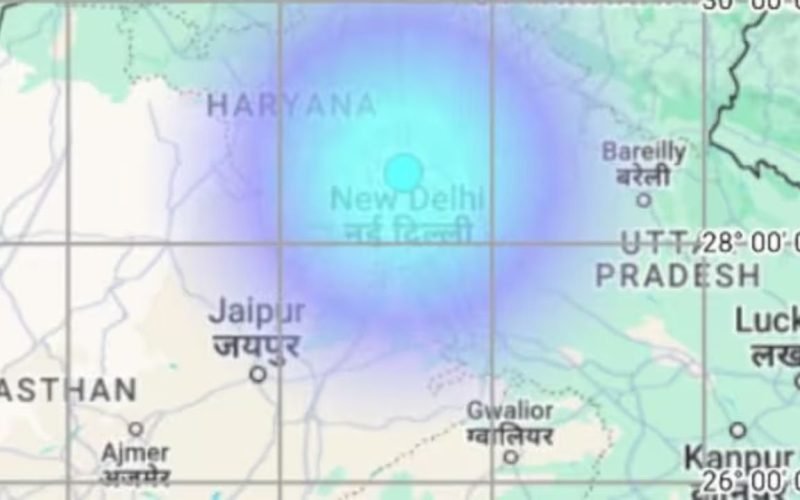 Earthquake hit Delhi-NCR