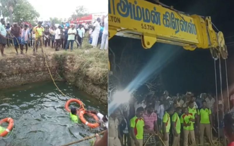 5 people die after van falls into well in Satthalkulam Thoothukudi district