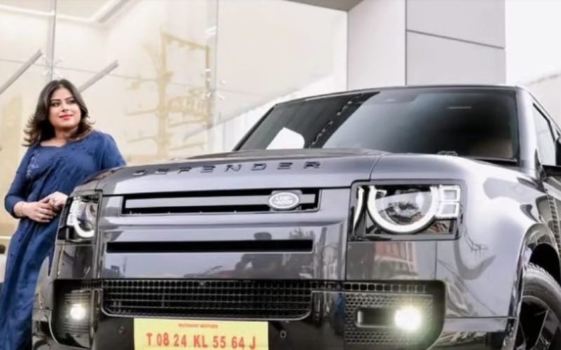 A woman spent 7 lakhs on a fancy number plate in Kerala
