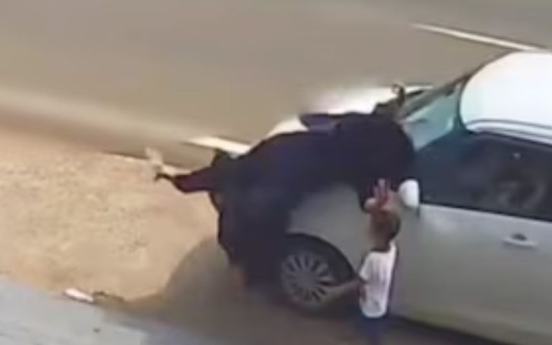 A woman was hit by a speeding car in Keralas Malappuram district.