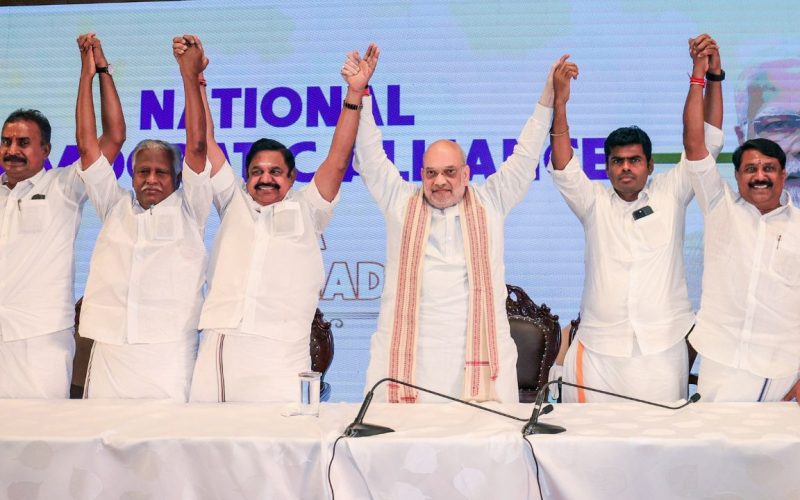 AIADMK-BJP alliance formed in Tamil Nadu