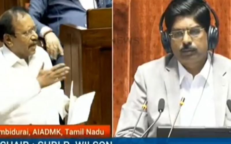 AIADMK Rajya Sabha MP Thambidurai
