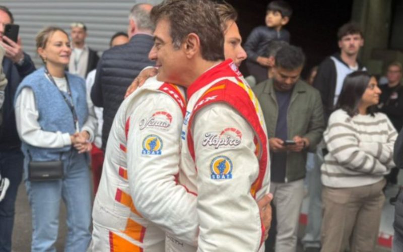 Actor Ajith Kumar has secured second place in the GT4 European car race