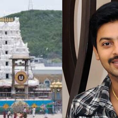 திருப்பதியில் நடிகர் ஸ்ரீகாந்த் தரிசனம்