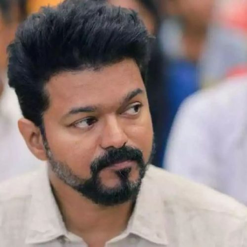 தமிழக வெற்றிக் கழக தலைவர் விஜய் 