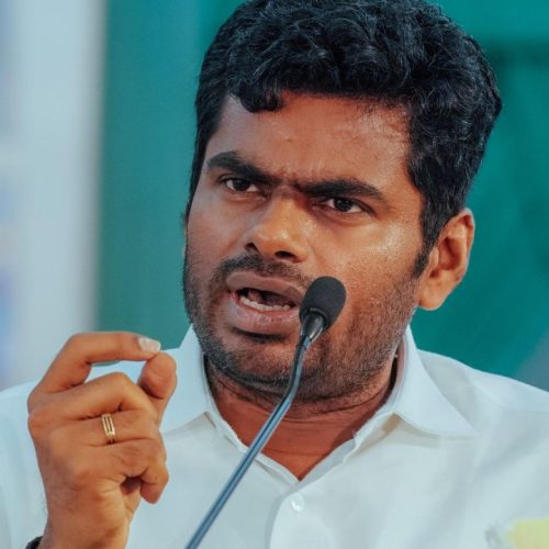 தமிழ்நாடு பா.ஜ.க மாநிலத் தலைவர் கு. அண்ணாமலை
