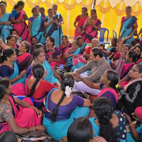 அங்கன்வாடி ஊழியர்கள் போராட்டம்