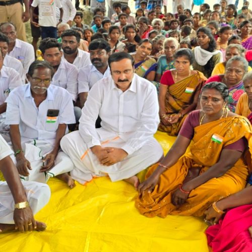 கீழ்சிவிரி கிராம சபை கூட்டத்தில் அன்புமணி
