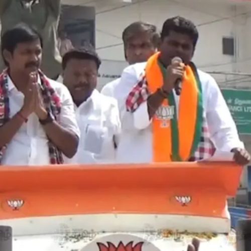 ஒட்டன்சத்திரம் தேர்தல் பரப்புரையில் அண்ணாமலை