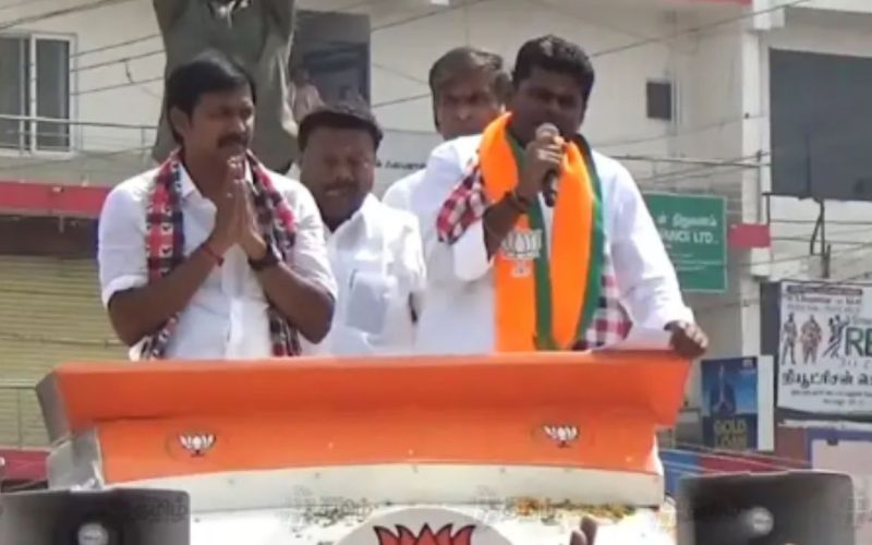 ஒட்டன்சத்திரம் தேர்தல் பரப்புரையில் அண்ணாமலை
