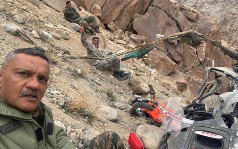 Ladakh Chopper Mishap