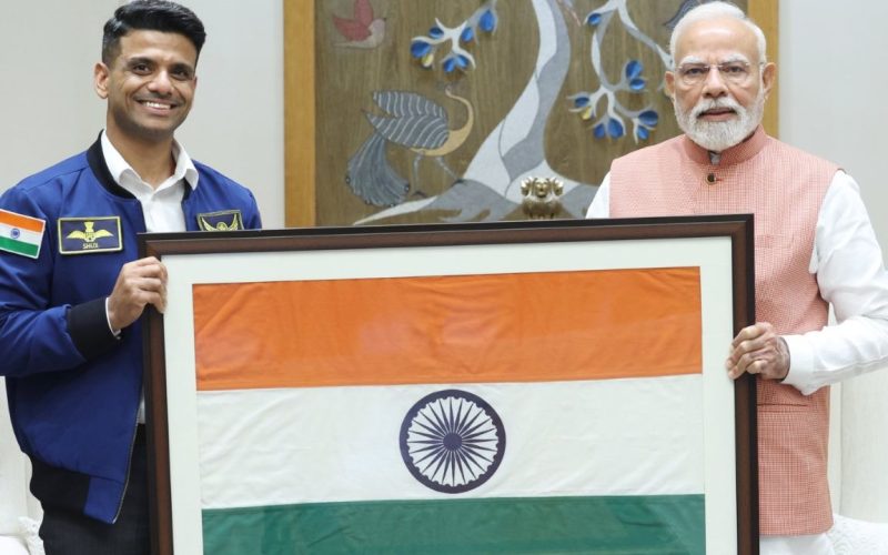 Shubhanshu Shukla meets PM Narendra Modi