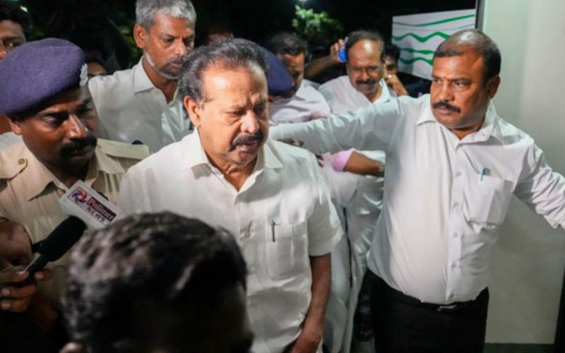 complaint against Minister Ponmudi at Chennai Commissioners office
