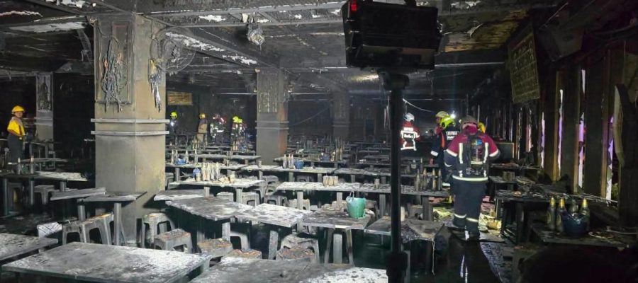 Bangkok pub fire Accident