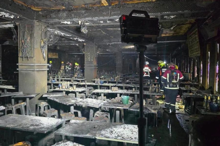 Bangkok pub fire Accident