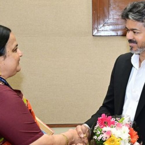 CM Vijay at JNU