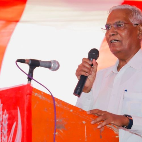 இந்திய கம்யூனிஸ்ட் மூத்தத் தலைவர் டி. ராஜா