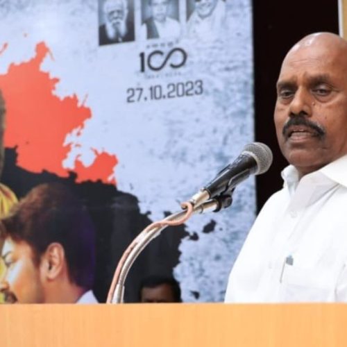 E.V. Velu Booked in Corruption Case