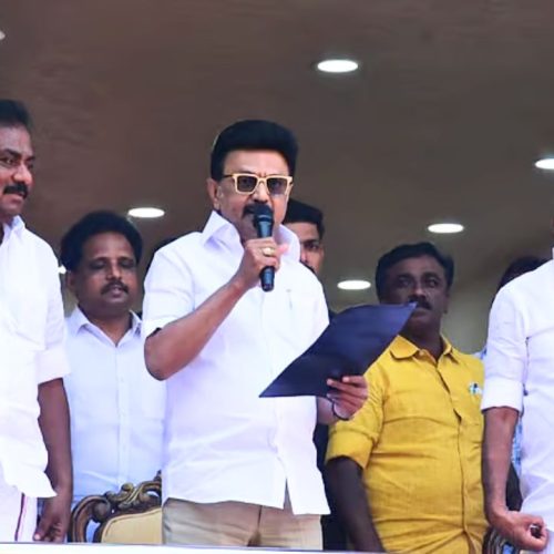 முதலமைச்சர் மு.க. ஸ்டாலின் 