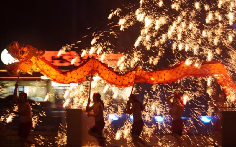 China Fireworks Blast