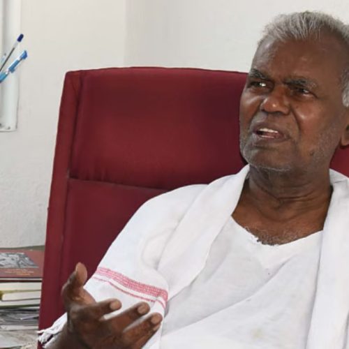 கம்யூனிஸ்ட் முதுபெரும் தலைவர் நல்லகண்ணு.
