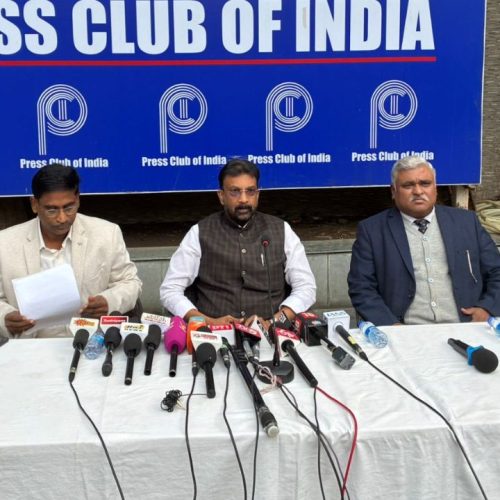 கம்மா சர்வதேச கூட்டமைப்பு (கே.ஜி.எஃப்) மாநாடு 2026 தொடர்பான செய்தியாளர் சந்திப்பு புதுடெல்லியில் நடைபெற்றது.