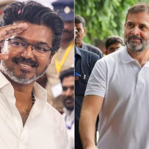 விஜய், ராகுல் காந்தி