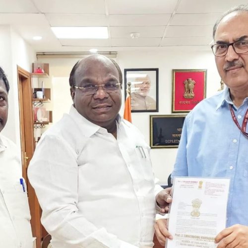 MP Ravindran Meets Fisheries Secretary