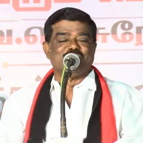 திமுக பேச்சாளர் சிவாஜி கிருஷ்ணமூர்த்தி