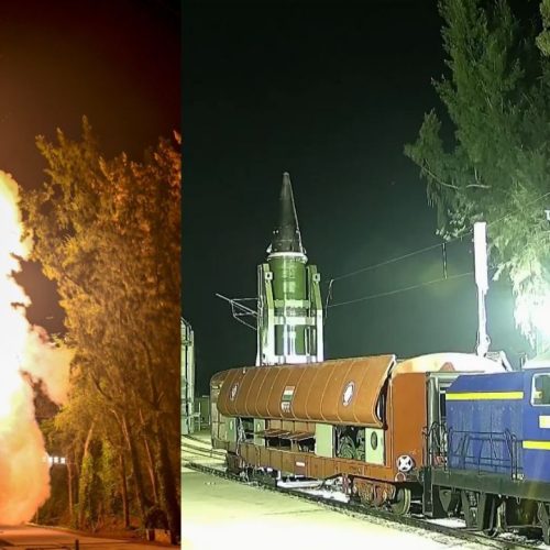 ரயில் மூலம் ஏவப்பட்ட ஏவுகணை
