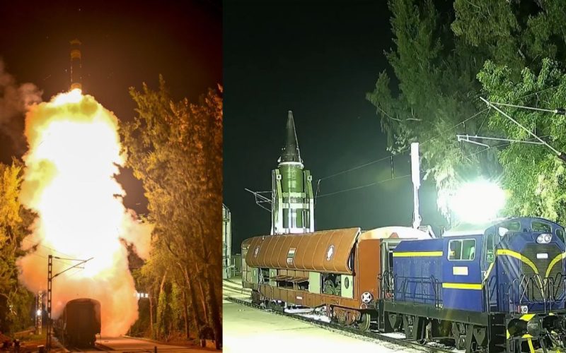 Rail based Mobile launcher system