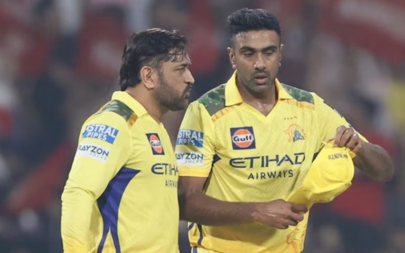 Dhoni explains why Ashwin was dropped from the match against Lucknow Super Giants