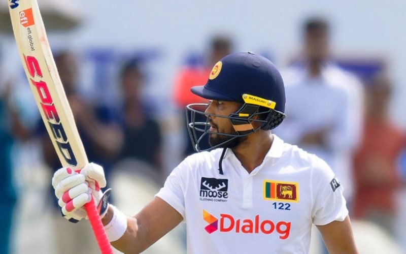 Dinesh Chandimals century against New Zealand