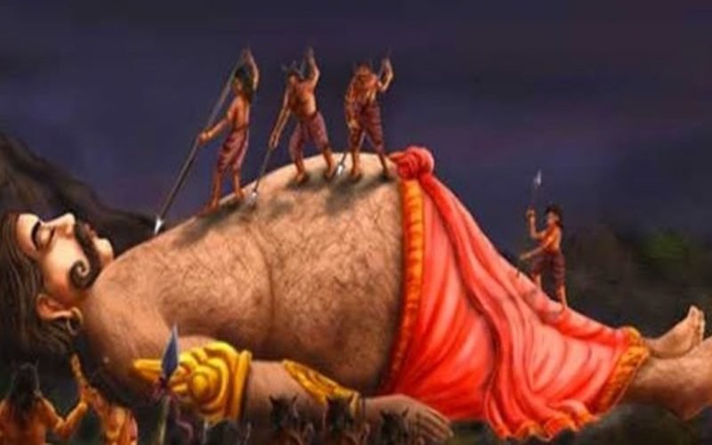 Do You know sleeping reason behind kumbakarna