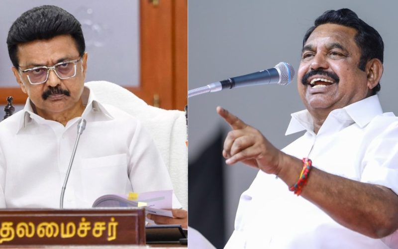 Edappadi Palaniswami open challenge to M K Stalin