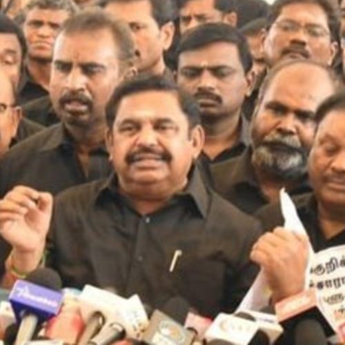 எதிர்க்கட்சித் தலைவர் எடப்பாடி பழனிசாமி