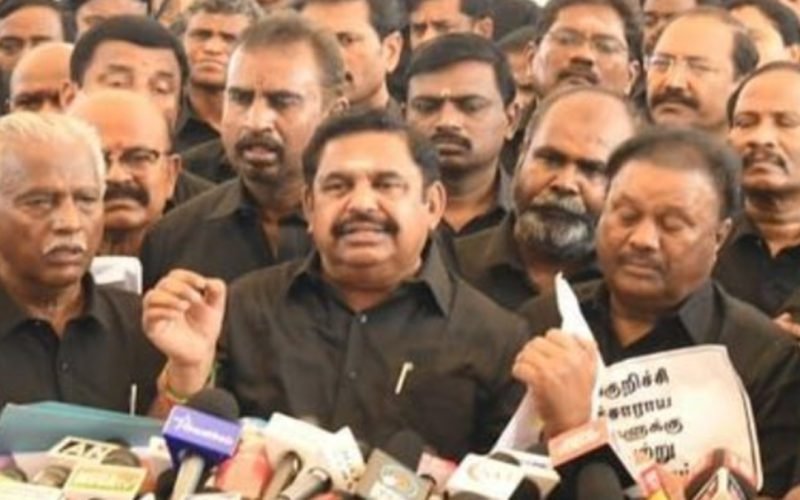 Edappadi Palaniswami has accused that there is no security for women in the DMK regime