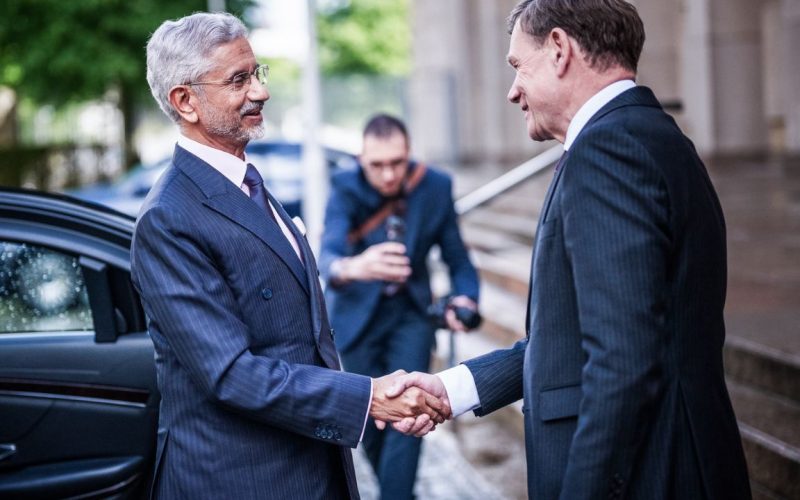 External affairs minister S Jaishankar says India will never give in to nuclear blackmail