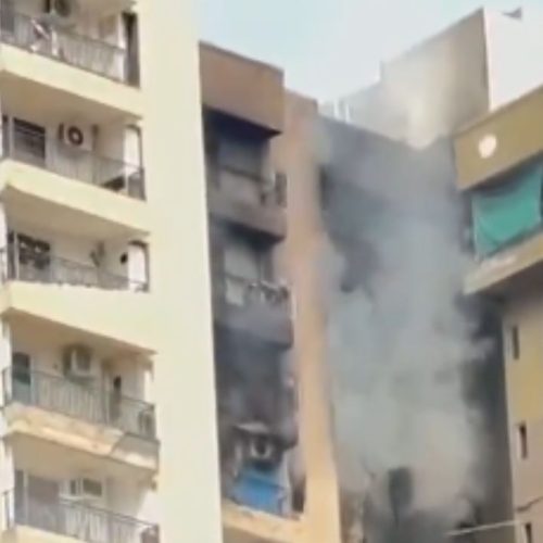 Fire at Noida Housing Society
