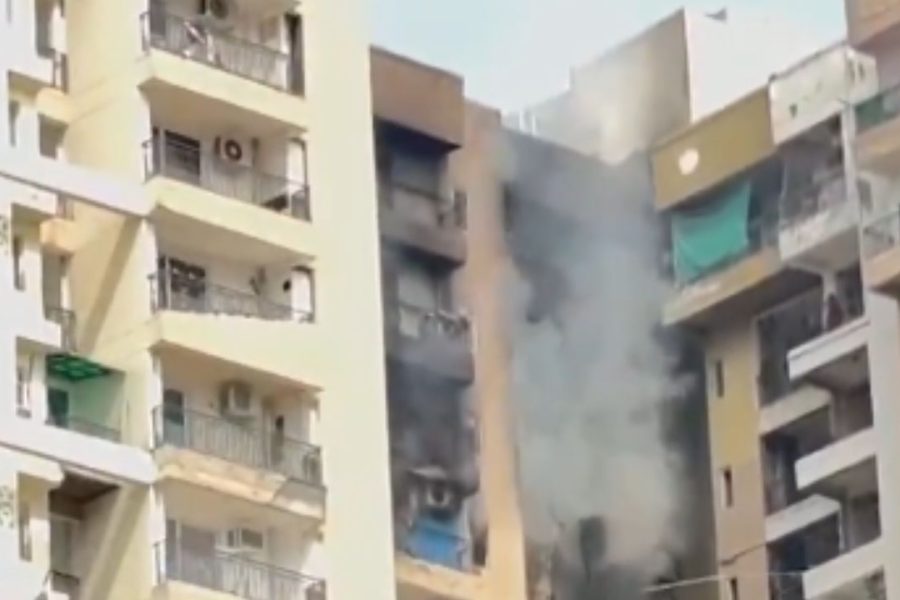 Fire at Noida Housing Society