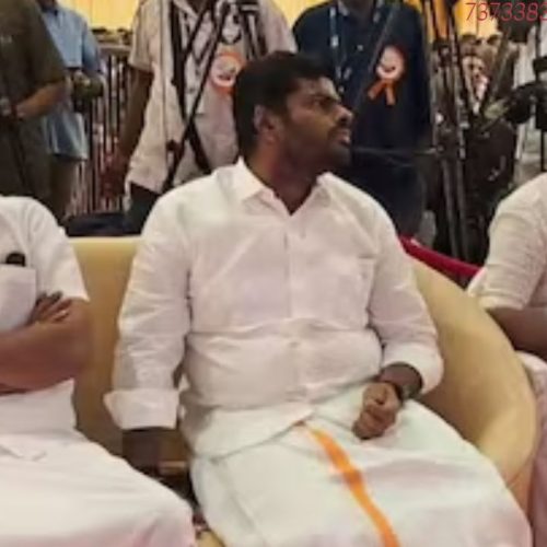 ஆர்எஸ்எஸ் விழாவில் எஸ் பி வேலுமணி பங்கேற்பு