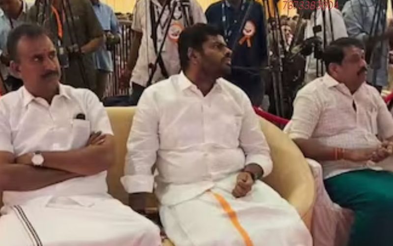 Former AIADMK Minister SP Velumani participated in the Coimbatore RSS function