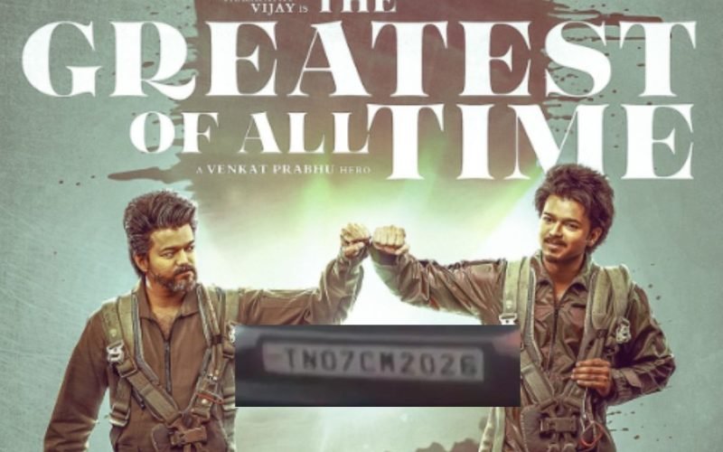Vijay is GOAT Car registration Number plate goes viral
