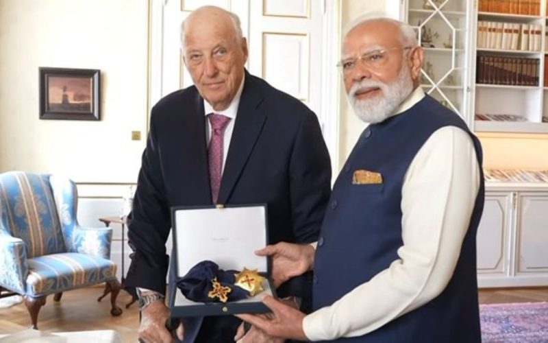PM Modi Receives Norway’s Highest Honour