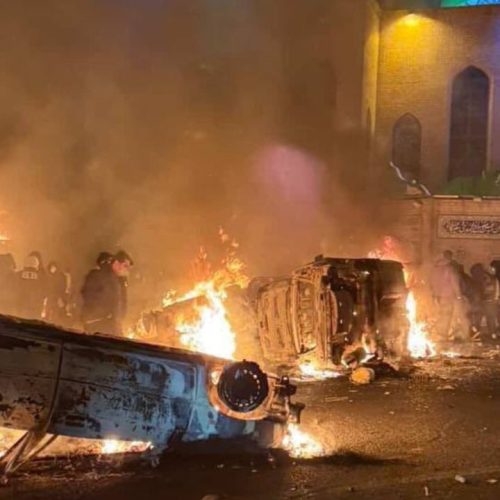 ஈரானில் அரசுக்கு எதிரான போராட்டம்