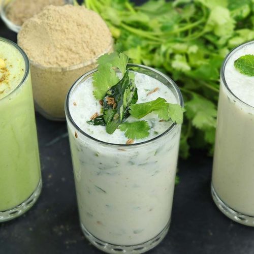 Cooling Chaas with Mint