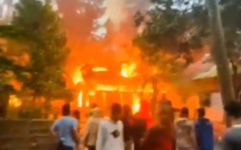 Hindu Owned House Torched In Bangladesh