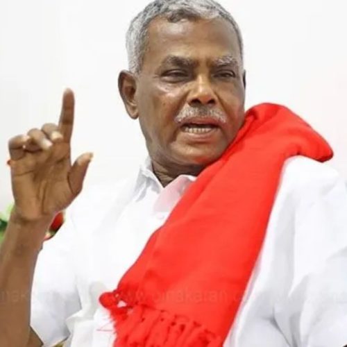 மார்க்சிஸ்ட் கம்யூனிஸ்ட் கட்சியின் மாநில செயலாளர் சண்முகம்.
